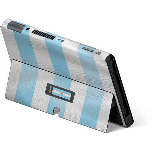 Argentina Soccer Flag Nintendo Switch OLED (2021) Skin